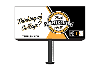 Temple College Billboard